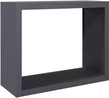 vidaXL Brennholzregal Anthrazit 100x40x80cm Stahl