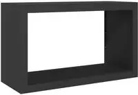 vidaXL Brennholzregal Schwarz 100x40x60 cm Stahl