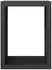 vidaXL Brennholzregal Schwarz 60x40x80cm Stahl