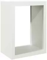 vidaXL Brennholzregal Wei&szlig; 60x40x80 cm Stahl