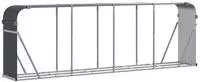 vidaXL Kaminholzunterstand Anthrazit 300x45x100 cm Verzinkter Stahl