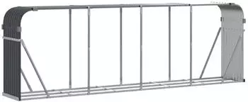 vidaXL Kaminholzunterstand Anthrazit 300x45x100cm Verzinkter Stahl
