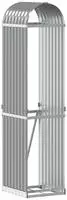 vidaXL Kaminholzunterstand Hellgrau 40x45x170 cm Verzinkter Stahl