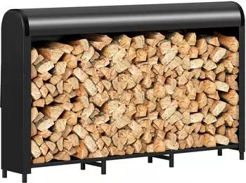 Outsunny Kaminholzregal Polyester Stahl