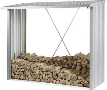 Biohort WoodStock 230 229x102x199cm silber-metallic