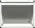 vidaXL Brennholzregal Weiß 70x43x34,5cm Kaltgewalzter Stahl