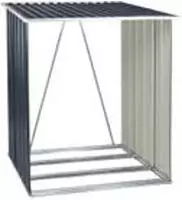 Dema - Kaminholzregal &Ouml;stersund Brennholzregal Holzregal Holzlager Anthrazit