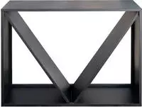 Westmann WMLG983L, Westmann Stahl Kaminholzregal | Schwarz | 115x35x80 cm