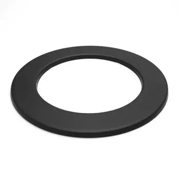 raik Rauchrohr 180mm - Wandrosette schwarz (SH010-180-sw)