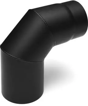 raik Rauchrohrbogen 120mm - 90° schwarz (SH019-120-sw)