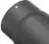 raik Rauchrohrbogen 150mm - 90° gussgrau (SH019-150-gg)