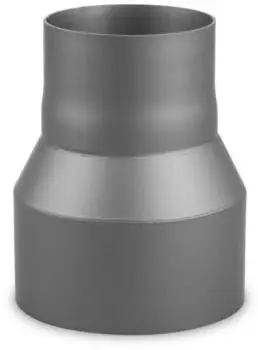 Muldenthaler Reduzierung Reduktion Rauchrohr Ofenrohr Senotherm 150 mm - 120 mm gussgrau