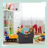 Relaxdays Kaminholzkorb Filz 50L mit Tragegriffen, 40x51x32cm, Grau (10050429)