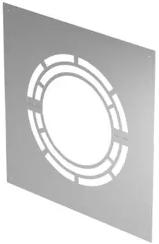 Schiedel ICS Abdeckblende Hinterlüftung 0°–30°, zweiteilig, Ø150mm (104401)