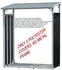 QUICK STAR Kaminholzregal Wetterschutz-Set 2 Seiten 66x108cm, PVC 260g/m² (47438)