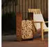 vidaXL Brennholzregal 40x30x80cm Wetterfester Stahl (864230)