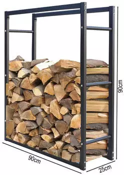 QUICK STAR Kaminholzstand Metall anthrazit