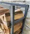QUICK STAR Kaminholzstand Metall anthrazit