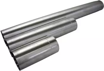 Bertrams Abgasrohr aus Aluminium 500 mm, &Oslash; 130 mm x 1 mm (14RL500-130)