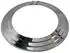 Bertrams Rosette Aluminium vernickelt verstellbar mit Klammer (14RO110-135)