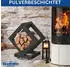 DanDiBo Kaminholzregal Innen Metall Würfel Quadratisch Schwarz