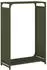 vidaXL Brennholzregal Olivgrün 60x28x90cm Kaltgewalzter Stahl