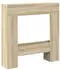 vidaXL Kaminsims Sonoma-Eiche 81x18x82cm Holzwerkstoff (854600)