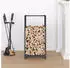 vidaXL Brennholzregal Anthrazit 40x30x80cm Kaltgewalzter Stahl (864227)