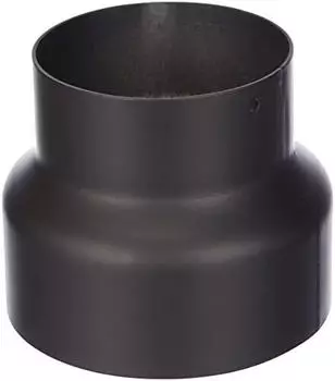 Kamino Flam Ofenrohr Reduzierung Ø150/120mm Stahlblech schwarz (331861)