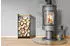 tuning-art KR08 Kaminholzregal Pulverbeschichtet Baum-Motiv, Schwarz (KR08-BLK)