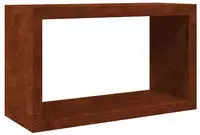 vidaXL Brennholzregal 100x40x60 cm Wetterfester Stahl