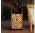 vidaXL Brennholzregal 40x30x80cm Wetterfester Stahl (864224)