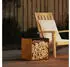 vidaXL Brennholzregal 40x40x40cm Wetterfester Stahl (864242)