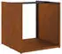 vidaXL Brennholzregal 40x40x40cm Wetterfester Stahl (864242)