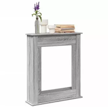 vidaXL Kaminsims Grau Sonoma 75x20x87,5cm Holzwerkstoff (854585)