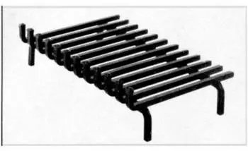Heibi Feuerrost handgeschmiedet Schmiedeeisen schwarz 55x40x15cm (52209-025)