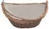 vidaXL Kaminholzkorb mit Tragegriff Weide 57x46,5x52cm Braun (286987)