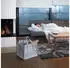 Relaxdays Kaminholzkorb Filz 50l Anthrazit