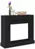 vidaXL Kaminumrandung Holzwerkstoff Schwarz 100x30x87,5cm (854563)