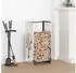 vidaXL Kaminholzregal 40x30x80cm Edelstahl (864229)