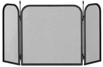 Relaxdays Funkenschutzgitter faltbar, 3-teilig, Metall, 97x52.5cm (10028791)