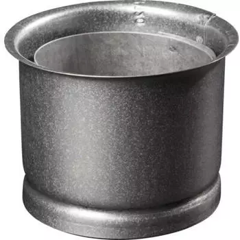 Bertrams Wandmuffe doppelt FAL &Oslash;120mm silber feueraluminiert (032610)