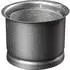 Bertrams Wandmuffe doppelt FAL Ø120mm silber feueraluminiert (032610)