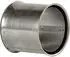 Bertrams Wandmuffe doppelt FAL Ø120mm silber feueraluminiert (032610)
