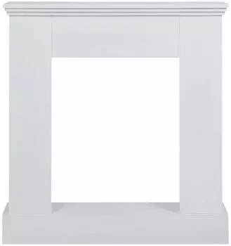 Mobili Rebecca Kaminumrandung Paulonia Wei&szlig; 98x93x23cm (RE4663)