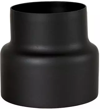Muldenthaler Reduzierung Reduktion Rauchrohr Ofenrohr Senotherm 150 mm - 120 mm schwarz