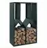 MCW Brennholzregal P76 Outdoor Metall 160x95x50cm grün (100432)