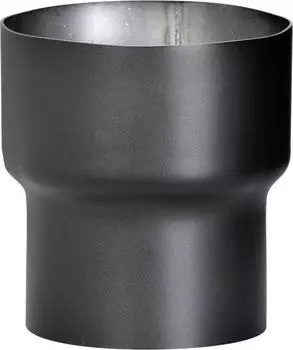 FireFix Rauchrohr-Erweiterung 120 auf 150mm, Schwarz (R150/&Uuml;8)