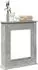 vidaXL Kaminumrandung Holzwerkstoff Betongrau 75x20x87,5cm (854583)