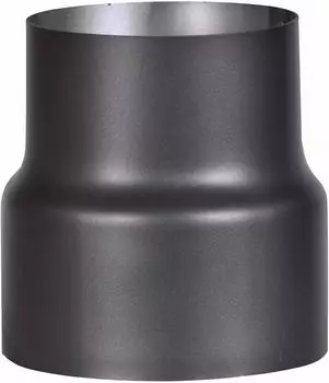 FireFix Reduzierst&uuml;ck &Oslash;150 auf 130mm, 2mm Wandst&auml;rke, schwarz lackiert (R150/&Uuml;2)